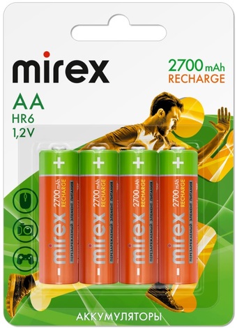  Mirex AA 2700mAh 4  HR6-27-E4
