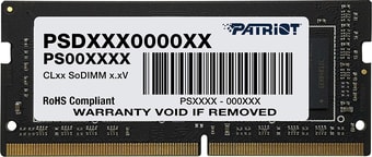  Patriot Signature Line 4GB SODIMM DDR4 PC4-21300 PSD44G266681S
