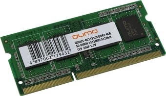   QUMO 8GB DDR3 SODIMM PC3-12800 QUM3S-8G1600C11R