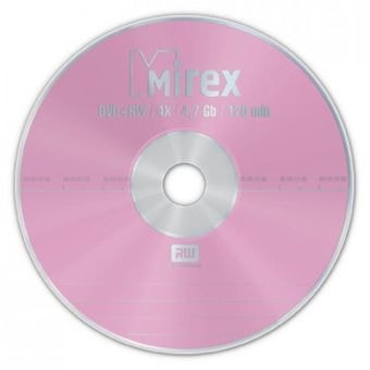 DVD+RW  Mirex 4.7Gb 4x Mirex  UL130022A4C
