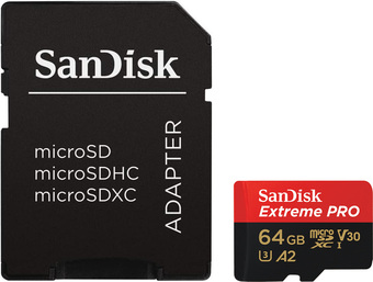   SanDisk Extreme PRO microSDXC SDSQXCU-064G-GN6MA 64GB ( )