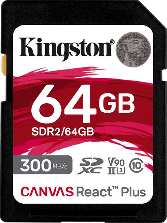   Kingston Canvas React Plus SDXC 64GB