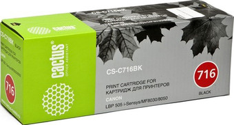  CACTUS CS-C716BK ( Canon Cartridge 716 Black)