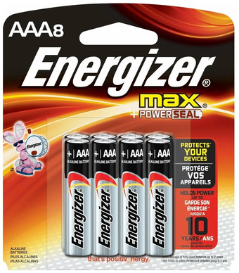  Energizer Max LR03 AAA BL8
